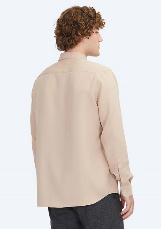 KİP Turuncu Erkek Uzun Kol Gömlek