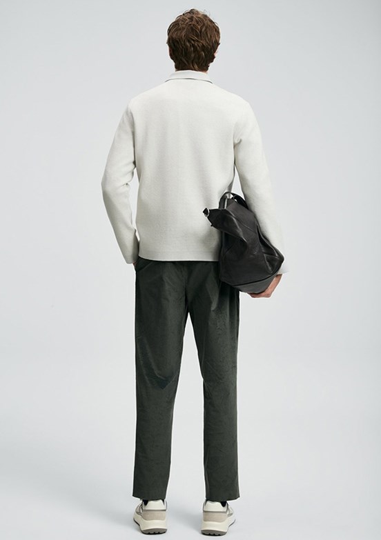 LUFİAN Bej Erkek Basic Hırka