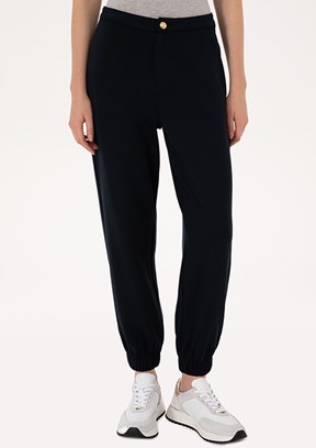 PİERRE CARDİN Lacivert Kadın Mom Pantolon