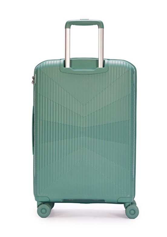 PİERRE CARDİN Yeşil Unisex Orta Valiz