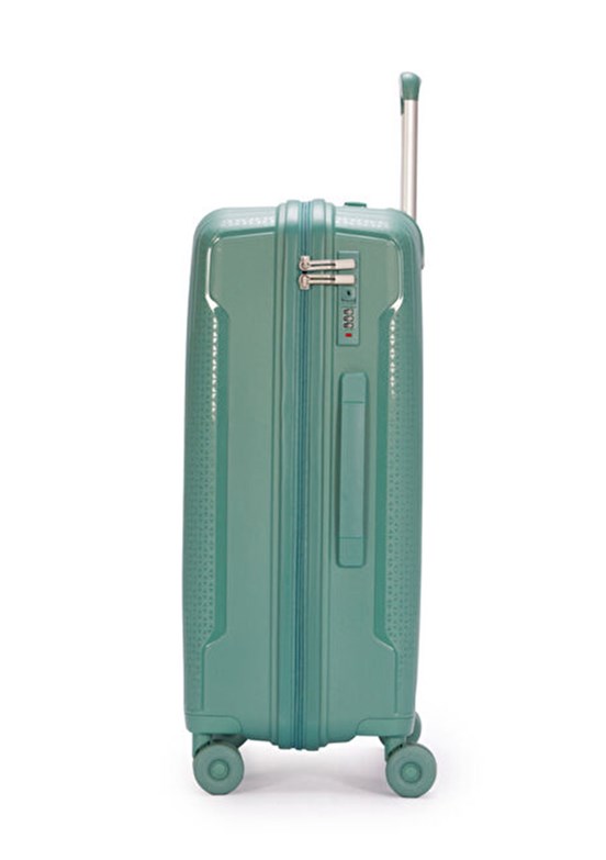 PİERRE CARDİN Yeşil Unisex Orta Valiz