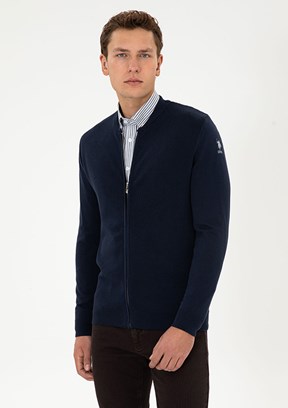 US POLO ASSN Lacivert Erkek Triko Hırka