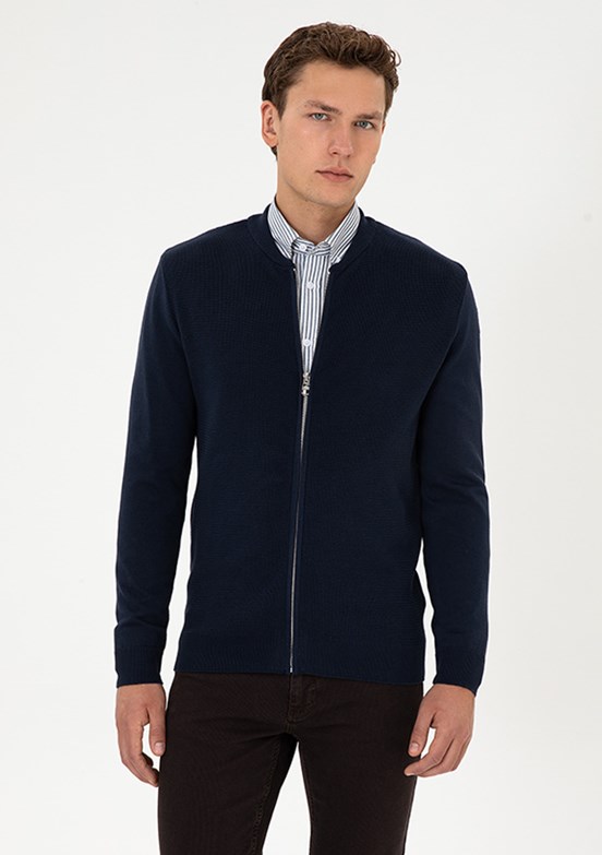 US POLO ASSN Lacivert Erkek Triko Hırka