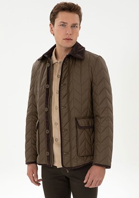 US POLO ASSN Yeşil Erkek Basic Mont