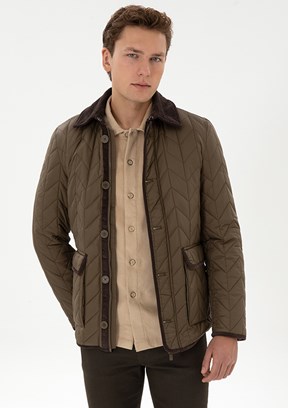 US POLO ASSN Yeşil Erkek Basic Mont