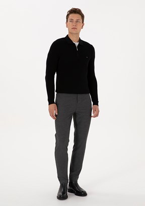 US POLO ASSN Gri Erkek Chino Pantolon