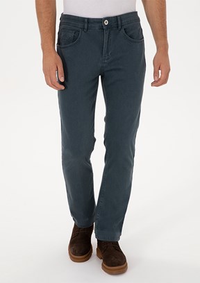 US POLO ASSN Mavi Erkek Straight Jean Pantolon