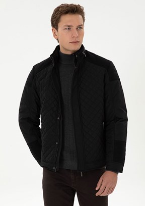US POLO ASSN Siyah Erkek Basic Mont