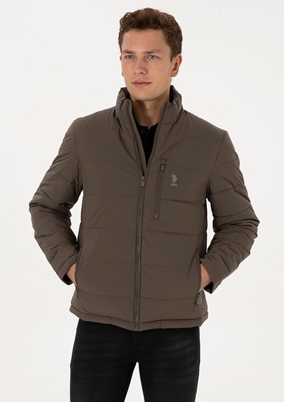 US POLO ASSN Bej Erkek Basic Mont