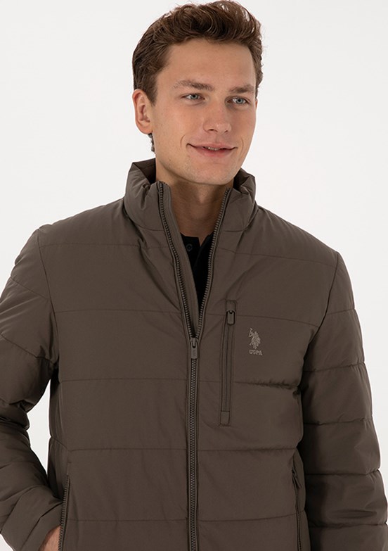 US POLO ASSN Bej Erkek Basic Mont
