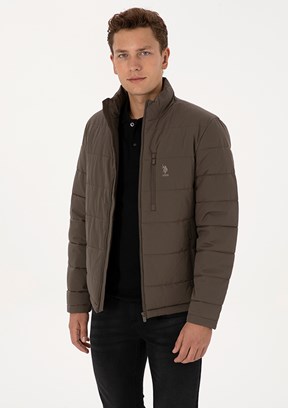 US POLO ASSN Bej Erkek Basic Mont