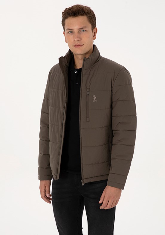 US POLO ASSN Bej Erkek Basic Mont