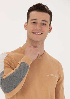 US POLO ASSN Bej Erkek Regular Kazak
