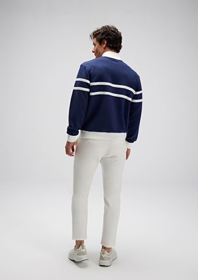 ELLESSE Lacivert Erkek Fermuarlı Sweatshirt