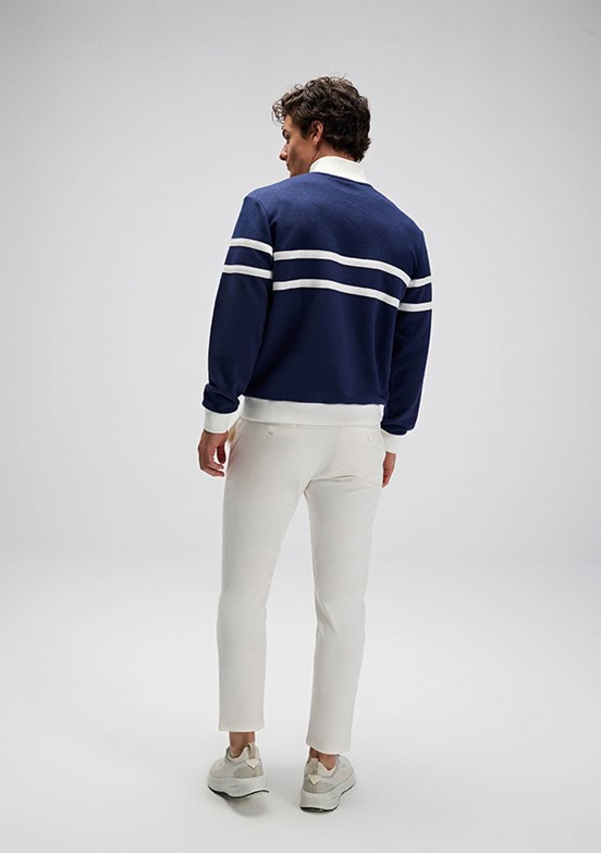 ELLESSE Lacivert Erkek Fermuarlı Sweatshirt