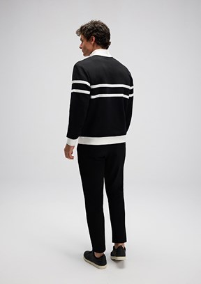 ELLESSE Siyah Erkek Fermuarlı Sweatshirt