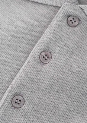 ELLESSE Gri Erkek Polo Yaka Sweatshirt
