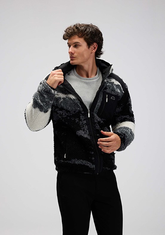ELLESSE Gri Erkek Polar Mont