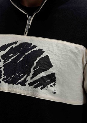 ELLESSE Siyah Erkek Fermuarlı Sweatshirt