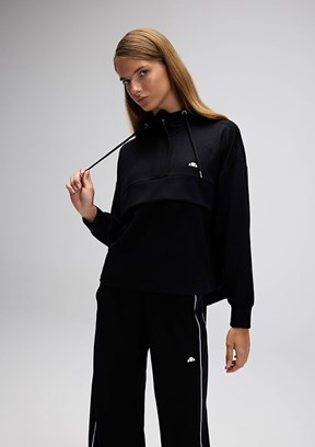 ELLESSE Siyah Kadın Kapüşonlu Sweatshirt