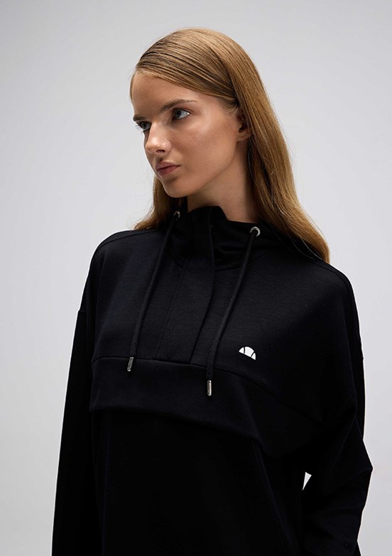 ELLESSE Siyah Kadın Kapüşonlu Sweatshirt