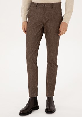 PİERRE CARDİN Bej Erkek Slim Pantolon