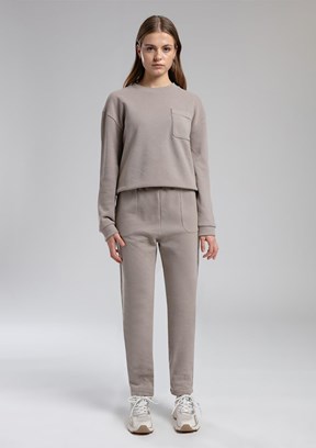 LEE COOPER Bej Kadın Eşofman Altı