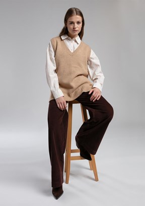 LEE COOPER Kahverengi Kadın Süeter Kazak