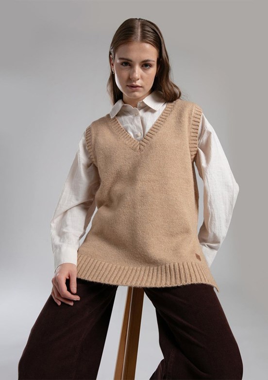 LEE COOPER Kahverengi Kadın Süeter Kazak