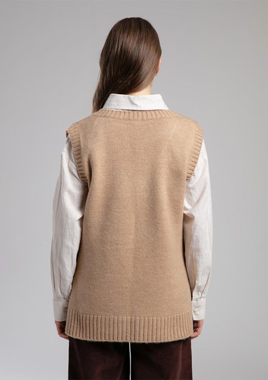 LEE COOPER Kahverengi Kadın Süeter Kazak