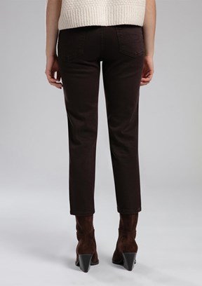 LEE COOPER Kahverengi Kadın Dokuma Pantolon