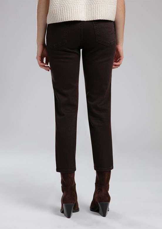 LEE COOPER Kahverengi Kadın Dokuma Pantolon