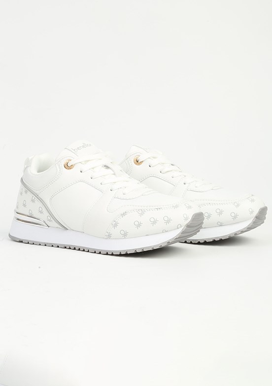BENETTON Beyaz Kadın Sneaker Ayakkabı