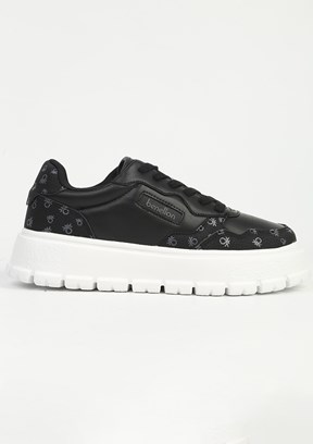 BENETTON Siyah-Beyaz Kadın Sneaker Ayakkabı