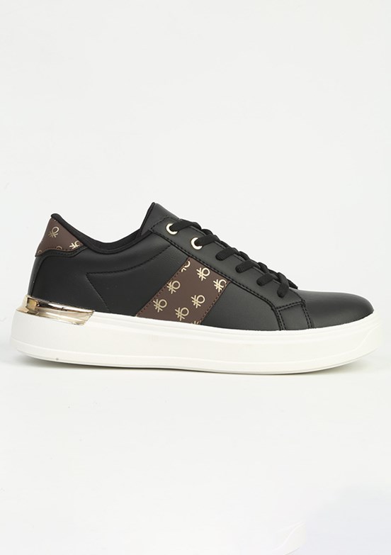 BENETTON Siyah-Beyaz Kadın Sneaker Ayakkabı