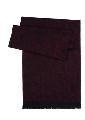 PİERRE CARDİN Bordo Erkek Atkı
