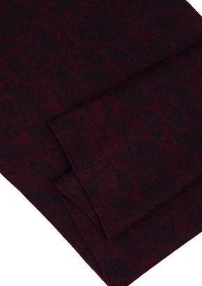 PİERRE CARDİN Bordo Erkek Atkı