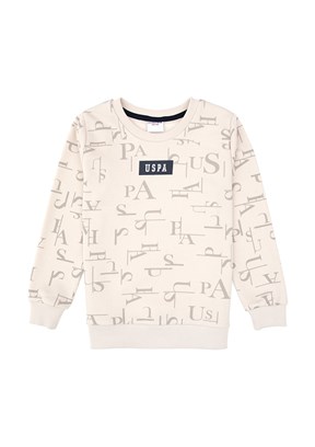 US POLO ASSN Bej Erkek Çocuk Eşofman Takımı