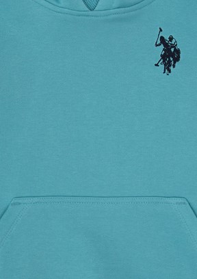 US POLO ASSN Yeşil Erkek Çocuk Basic Sweatshirt