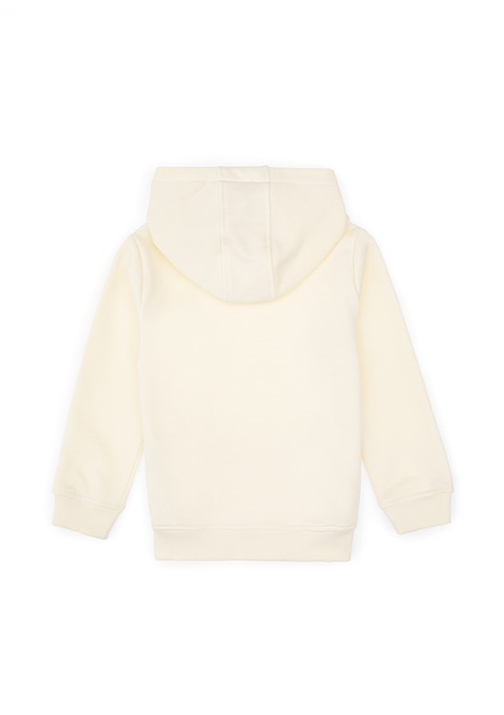 US POLO ASSN Erkek Çocuk Beyaz Basic Sweatshirt