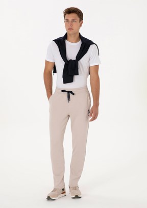 US POLO ASSN Bej Erkek Slim Pantolon