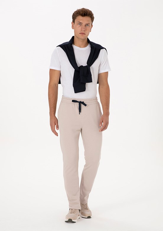 US POLO ASSN Bej Erkek Slim Pantolon