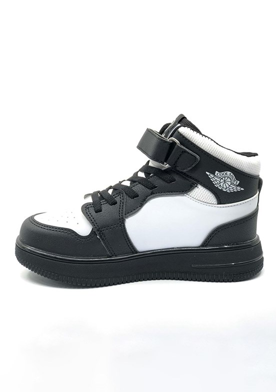 COOL Siyah Beyaz Unisex Çocuk Sneaker Ayakkabı