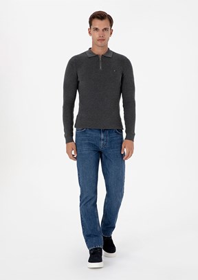 US POLO ASSN Mavi Erkek Straight Jean Pantolon