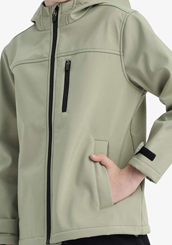 DEFACTO Yeşil Erkek Çocuk Yağmurluk