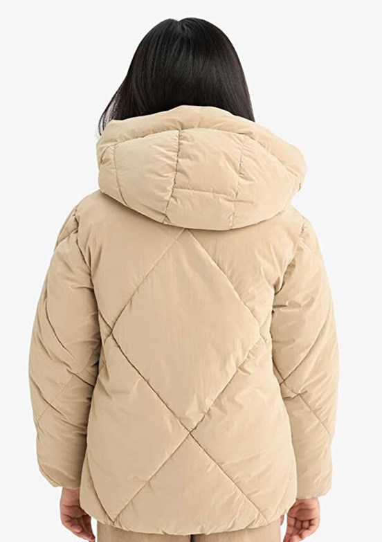 DEFACTO Bej Kız Çocuk Basic Mont