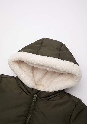 DEFACTO Yeşil Erkek Bebek Basic Mont