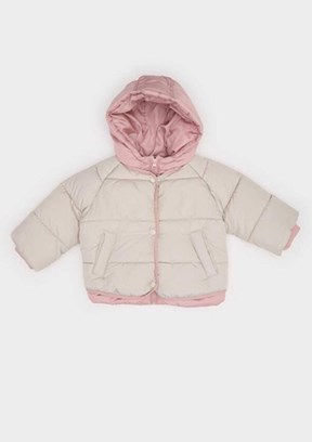 DEFACTO Gri Kız Bebek Basic Mont