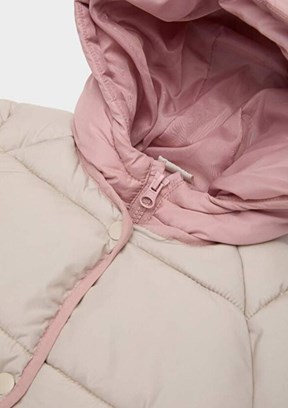 DEFACTO Gri Kız Bebek Basic Mont