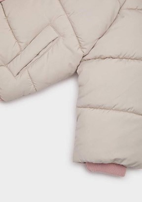 DEFACTO Gri Kız Bebek Basic Mont